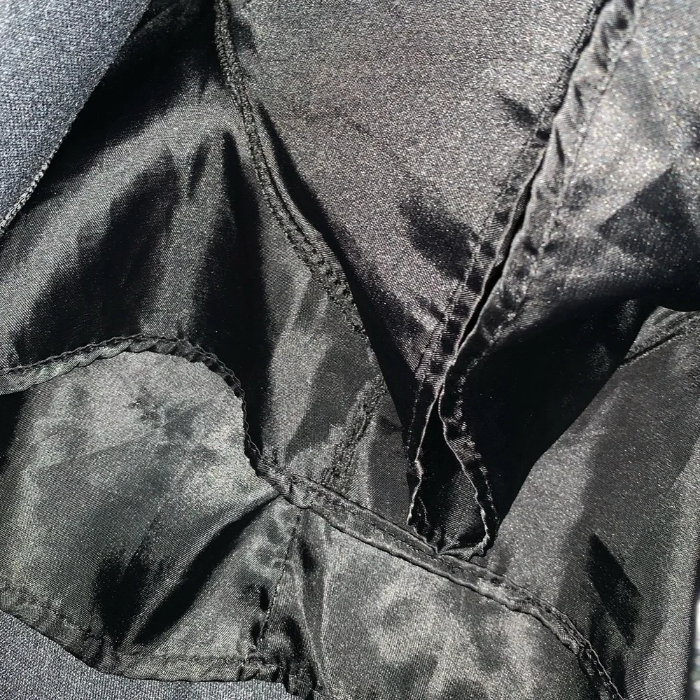 Pleated Leather Flared Mini Skater Girl Skirt W/ Belt Loops & Zipper - Picture 7 of 9